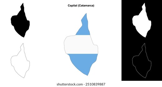 Mapa do departamento da capital (Catamarca)