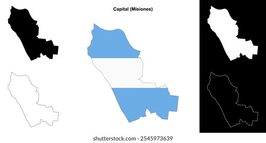 Mapa do departamento de capital (Misiones)