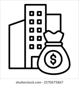 Capital Expenditures Icon Element For Design