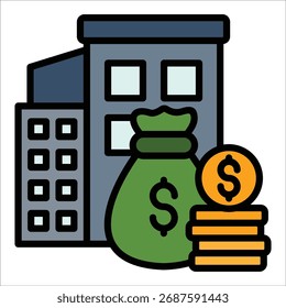 Elemento De Icono De Gastos De Capital Para Diseño