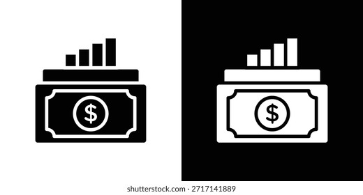 Icono de ganancia de capital Elemento de diseño de Vector Vector EPS 10