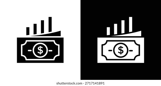 Icono de ganancia de capital Elemento de diseño de Vector Vector EPS 10