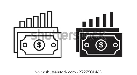 capital gain icon for web and app. vector illustration eps