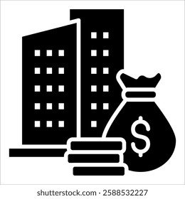 Capital Icon Element For Design
