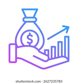 Capital Icon Element For Design