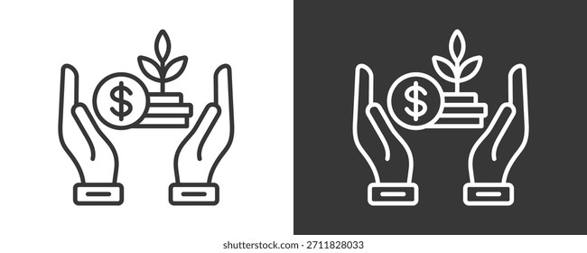 Colección De Vector Del Conjunto Del Icono De La Capital Aislada En Blanco Y Negro