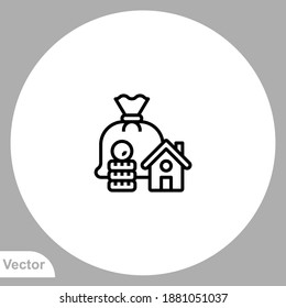 Capital icon sign vector,Symbol, logo illustration for web and mobile
