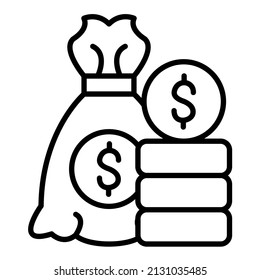 Capital icon vector image. Can also be used for web apps, mobile apps and print media.