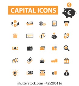 iconos de capital
