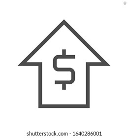 Capital increase concept vector icon design, 48x48 pixel perfect and editable stroke.