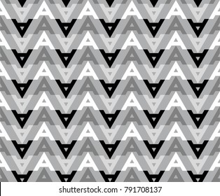 Capital A isometric pattern vector 