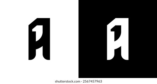 capital letter A1 logo vector