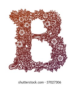Capital letter B