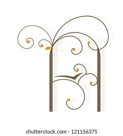 Capital letter A - Decorative letter shape