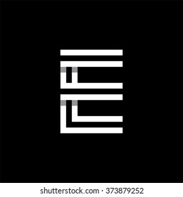 Capital Letter E Overlapping Shadows Logo Stock Vector (Royalty Free ...