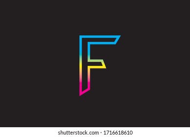 Letra mayúscula Imagen vectorial F