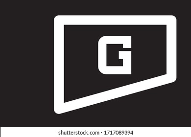 Capital letter G vector image