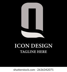 Capital letter illustration concept minimal modern alphabet fonts typography