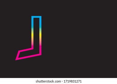 Imagen vectorial J mayúscula