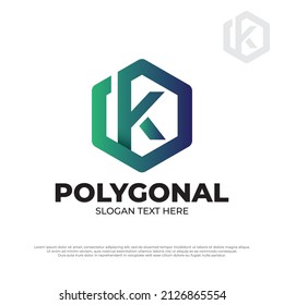 Capital letter K illustration concept, Minimal modern alphabet fonts. Typography minimalist urban digital fashion future creative logo font. isolated on white background