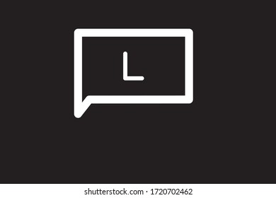 Imagen vectorial L mayúscula