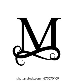 Capital Letter Monograms Logos Beautiful Letter Stock Vector (Royalty ...