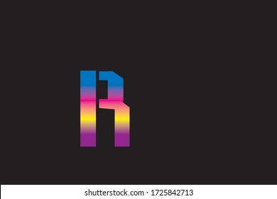 Letra mayúscula Imagen vectorial R