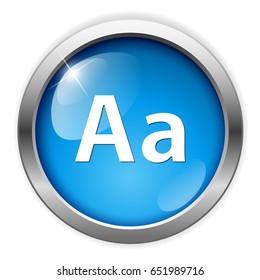 capital letter and small letter icon