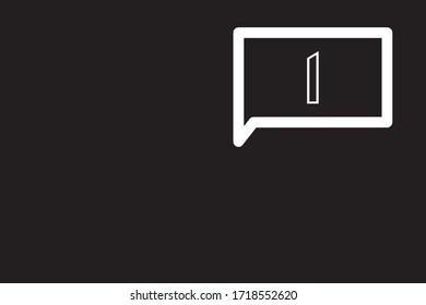 Capital letter I vector image