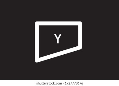 Imagen vectorial de letra mayúscula Y