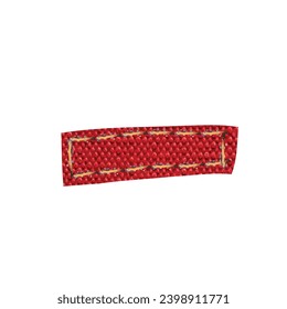 Capital letters of the alphabet with stitching models