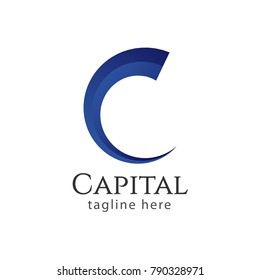 Capital Logo Vector Template Design