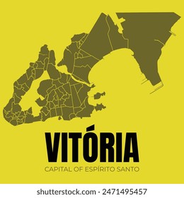 Vitória, capital of the state of Espírito Santo, in southeastern Brazil. All neighborhoods and regions, based on real and official data.