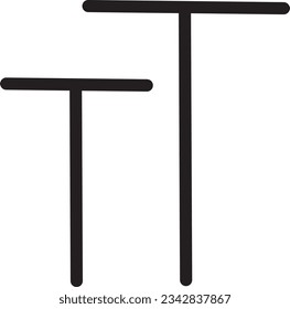 Capital Text Type Outline Icon