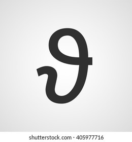 Capital Theta letter, big letter, vector, icon, symbol, sign