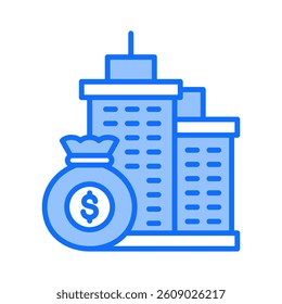 Capital Venture Icon Element For Design