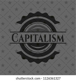Capitalism dark emblem