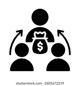 Capitalism Icon Element for Design