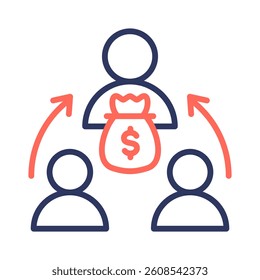 Capitalism Icon Element for Design