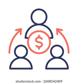 Capitalism Icon Element for Design