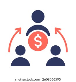 Capitalism Icon Element for Design