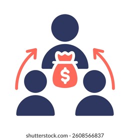 Capitalism Icon Element for Design