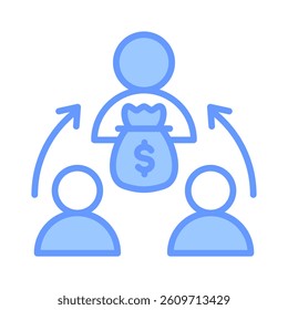 Capitalism Icon Element for Design