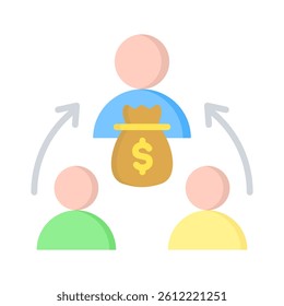 Capitalism Icon Element for Design