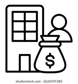 Capitalism Icon Element For Design