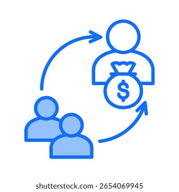 Capitalism Icon Element For Design