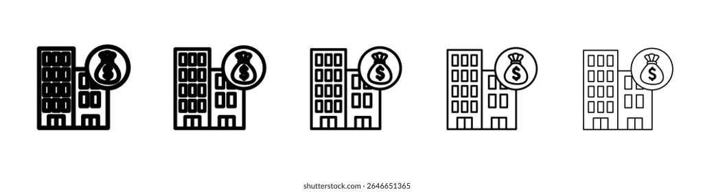 Ícone do capitalismo plano simples logo esboço