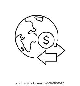 Ícone do capitalismo vetor esboço do logotipo