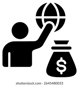 Elemento De Ícone Capitalista Para Design