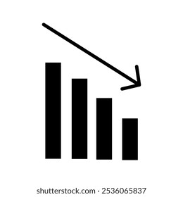 Icono de línea delgada de aumento de capitalización. Gráfico de crecimiento con signo de flecha. Dividendos.